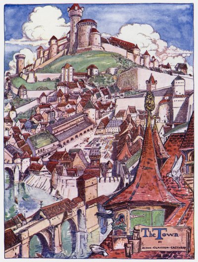 De stad door Dion Clayton Calthrop